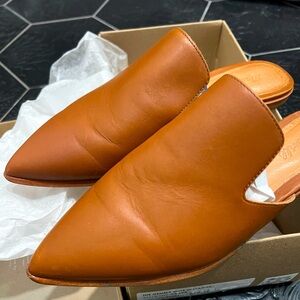 The Gemma Mule in Leather